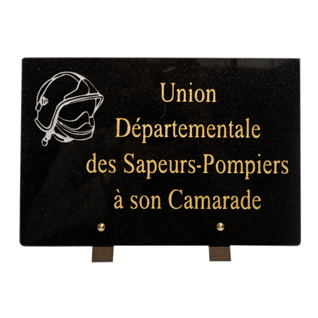 Plaque granit commémorative UDSP