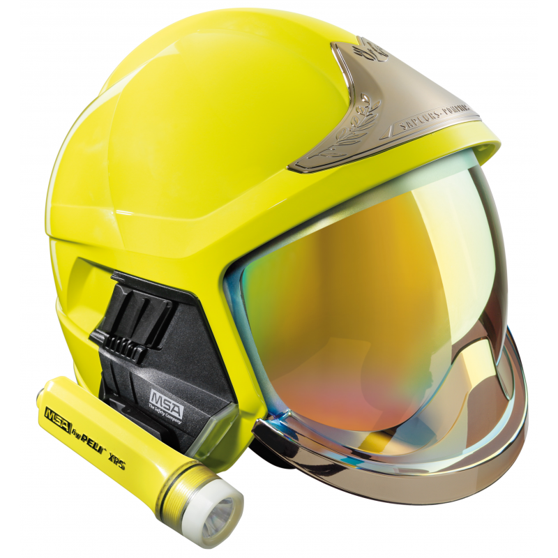 MSA par Peli XPS solutions d/éclairage pour casques de pompier.